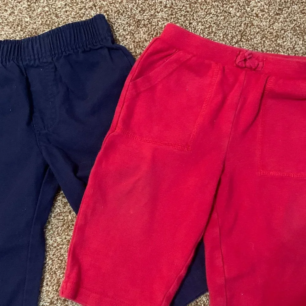 Bundle of 2 boys pants 6-9M